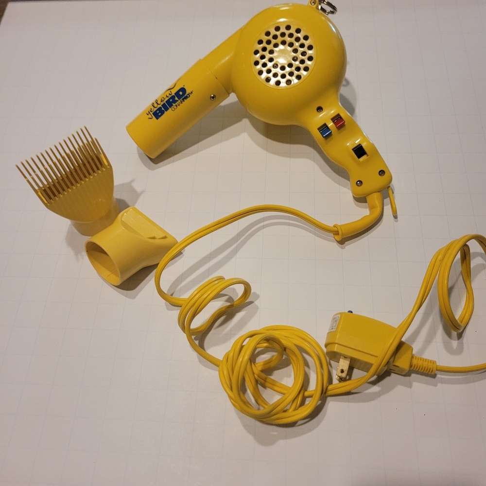 Yellow Bird Blow Dryer